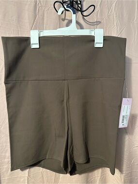 wild fable brown High-Waist Bike Shorts